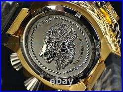 NEW Invicta 56mm Men Reserve Bolt Hercules Swiss Chrono 18K Gold Plated SS Watch