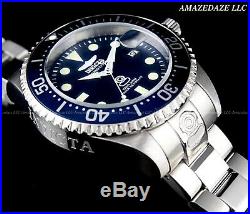 NEW Invicta Men 300M BLUE DIAL Automatic Grand Diver Stainless Steel Watch