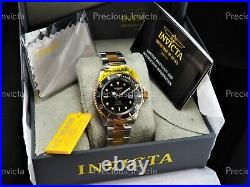 NEW Invicta Men 40mm AUTOMATIC COIN EGDE PRO DIVER Two Tone Black Dial SS Watch