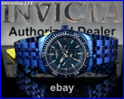 NEW Invicta Men 42mm BLUE LABEL Prodiver Swiss Ronda Day/Date Stainless St. Watch