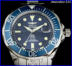 NEW Invicta Men 47mm GRAND DIVER Automatic BLUEE DIAL Stainless Steel 300M Watch