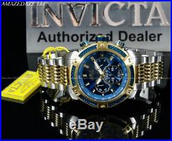 NEW Invicta Men 48mm SPEEDWAY SCUBA Chronograph Sapphire Blue Two Tone SS Watch