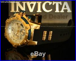 NEW Invicta Men 50mm Bolt Swiss Ronda Z60 Chronograph 18K GP Stainless St Watch