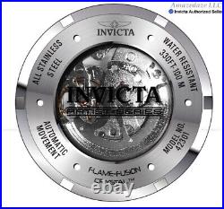 NEW Invicta Men 50mm Open Cerebral Skull Artist GOLDEN DIAL 20J Auto SS Watch