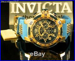 NEW Invicta Men 50mm Speedway ViperII Chronograph Gold Plated Stainless St Watch