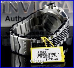 NEW Invicta Men 52mm Bolt BLACK CARBON FIBER DIAL Chronograph Stainless St Watch