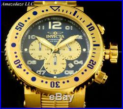 NEW Invicta Men 52mm Pro Diver VD53 Chronograph Blue Dial Stainless Steel Watch
