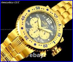 NEW Invicta Men 52mm Prodiver Stainless Steel Chronograph BLUE DIAL 500M Watch