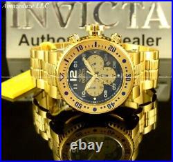 NEW Invicta Men 52mm Prodiver Stainless Steel Chronograph BLUE DIAL 500M Watch