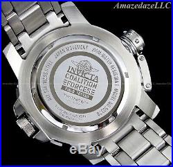 NEW Invicta Men 52mm Silver Tone Stainless RETROGRADE DAY COALITION FORCES Watch