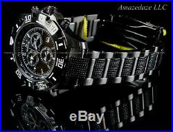 NEW Invicta Men Gun Metal Stainless St. VD53 Chronograph Python Black Dial Watch