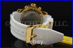 NEW Invicta Men Pro Diver SCUBA Silver SUNRAY Dial 18K Gold Plated Chrono Watch