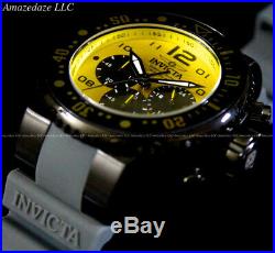 NEW Invicta Men Pro Diver VD53 Chronograph YELLOW DIAL Stainless Steel Watch
