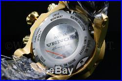 NEW Invicta Men Reserve 52mm Venom 18K Gold Plated Swiss Chrono S. S Strap Watch