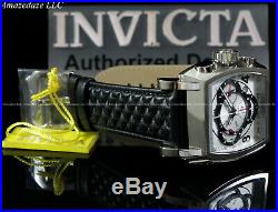 NEW Invicta Men S1 48mm Swiss Ronda Z60 Chrono Stainless St. Leather Strap Watch