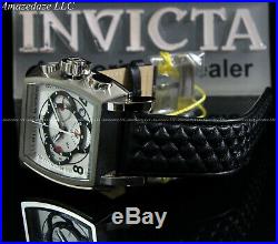 NEW Invicta Men S1 48mm Swiss Ronda Z60 Chrono Stainless St. Leather Strap Watch