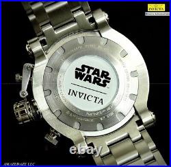 NEW Invicta Men Star Wars GROGU 52mm Ltd Ed Chronograph Stainless Steel Watch