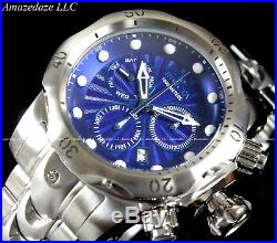 NEW Invicta Men Venom Swiss RondaZ60 Chronograph Stainless Steel Blue Dial Watch