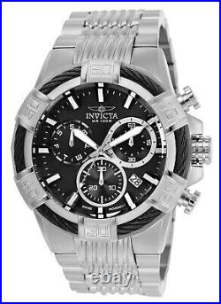 NEW! Invicta Men's 25862 Bolt Quartz Silver Stainless Steel Watch (B12 #3)