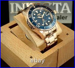 NEW Invicta Men's 47MM Grand Diver AUTOMATIC NH35 BLUE Dial S. S Bracelet Watch