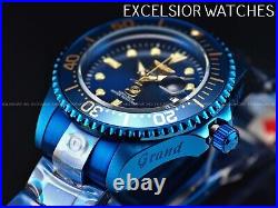 NEW Invicta Men's 47mm GRAND DIVER Automatic BLUE LABEL Stainless Steel Watch