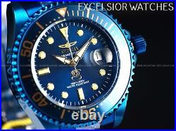 NEW Invicta Men's 47mm GRAND DIVER Automatic BLUE LABEL Stainless Steel Watch