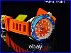 NEW Invicta Men's 47mm Pro Diver SEA WOLF AUTOMATIC Orange Jelly Fish SS Watch