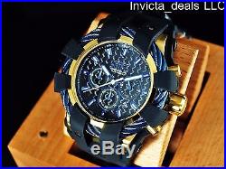 NEW Invicta Men's 48mm Bolt Sport Chronograph Black Carbon Fiber Dial SS Watch