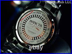 NEW Invicta Men's 48mm PRO DIVER SCUBA Chronograph BLACK DIAL Two Tone SS Watch