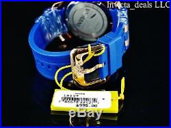 NEW Invicta Men's 48mm Pro Diver SCUBA Chronograph Blue Label Rose Tone SS Watch