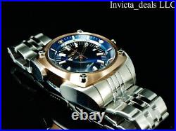 NEW Invicta Men's 48mm RESERVE AUTOMATIC NH35 BLUE DIAL Silver Tone SS Watch
