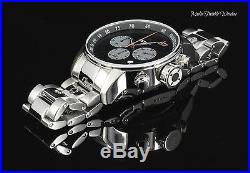 NEW Invicta Men's 48mm S1 Rally Quartz Chronograph Black Dial Bracelet Watch