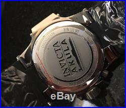 @NEW Invicta Men's 50mm Akula Quartz Chronograph Silicone Strap Watch 23107 Red