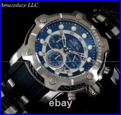 NEW Invicta Men's 50mm Bolt Chronograph BLUE DIAL Stainless Steel 100M Watch