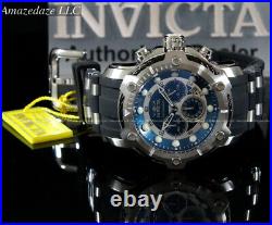 NEW Invicta Men's 50mm Bolt Chronograph BLUE DIAL Stainless Steel 100M Watch
