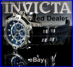 NEW Invicta Men's 50mm Bolt Chronograph Blue Dial Stainless Steel Watch
