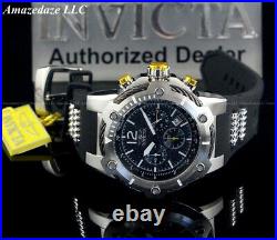 NEW Invicta Men's 50mm Bolt Chronograph Stainless Steel BLACK DIAL Watch
