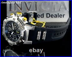 NEW Invicta Men's 50mm Bolt Chronograph Stainless Steel BLACK DIAL Watch