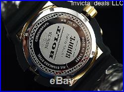 NEW Invicta Men's 50mm Bolt Sport Chronograph Black Carbon Fiber Dial SS Watch