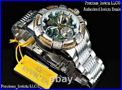 NEW Invicta Men's 50mm Bolt Swiss Quartz Chronograph Abalone Dial Bracelet Watch