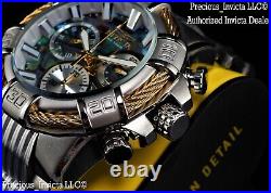 NEW Invicta Men's 50mm Bolt Swiss Quartz Chronograph Abalone Dial Bracelet Watch