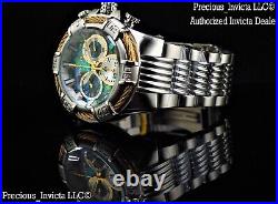 NEW Invicta Men's 50mm Bolt Swiss Quartz Chronograph Abalone Dial Bracelet Watch