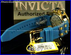 NEW Invicta Men's 50mm Pro Diver Scuba VD53 Chronograph Blue Strap 100M Watch