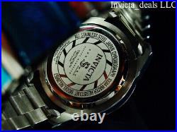 NEW Invicta Men's 50mm SPEEDWAY SCUBA Chronograph SAPPHIRE BLACK Silver SS Watch
