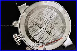 NEW Invicta Men's 52MM GRAND Pro Diver OCEAN VOYAGE BLUE Dial Chrono Strap Watch