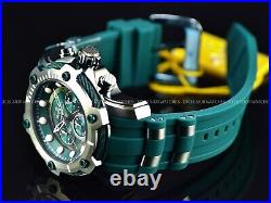 NEW Invicta Men's 52mm BOLT FUSION Chronograph GREEN DIAL Green Tone SS Watch