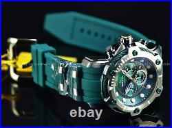 NEW Invicta Men's 52mm BOLT FUSION Chronograph GREEN DIAL Green Tone SS Watch