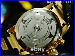 NEW Invicta Men's 52mm CORDUBA IBIZA Chronograph BLUE DIAL Gold Tone SS Watch
