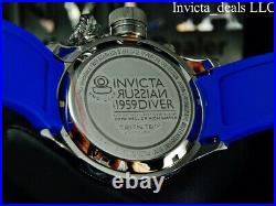 NEW Invicta Men's 52mm Classic RUSSIAN DIVER Chrono BLUE DIAL Blue Tone SS Watch