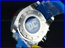 NEW Invicta Men's 52mm DC Comics SUPERMAN Quartz Chronograph Blue Tone SS Watch